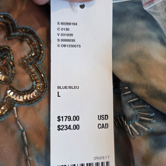 Urban Outfitters Blue and Tan Maxi Dress - Picture 3 of 6